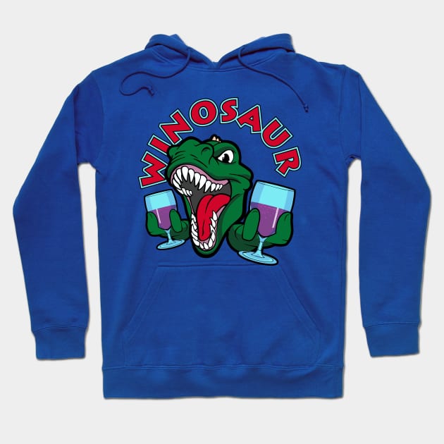 Winosaur Hoodie by DavesTees